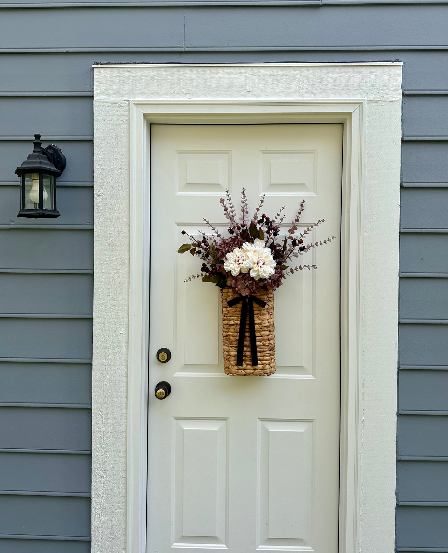 Twilight Bloom Door Basket
