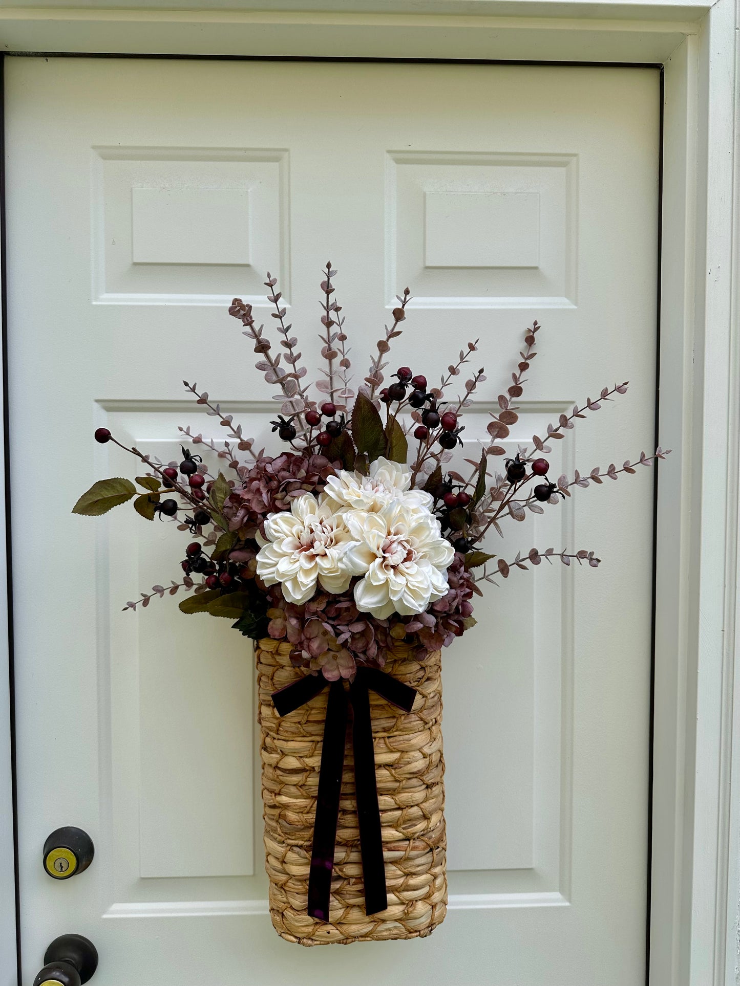 Twilight Bloom Door Basket